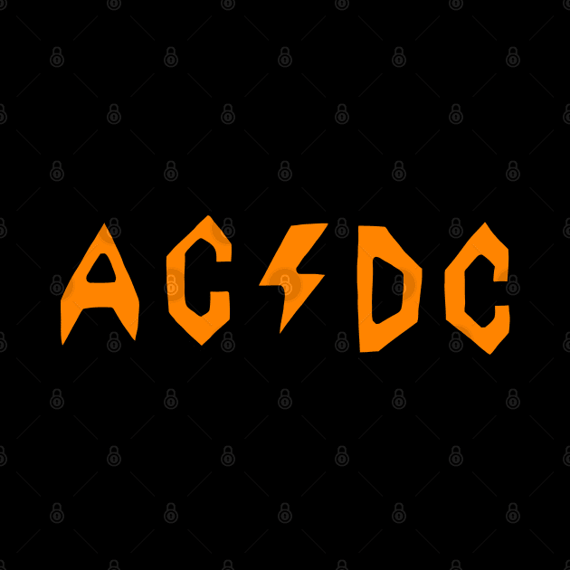 Butt-Head AC/DC - Orange by Botak Solid Art