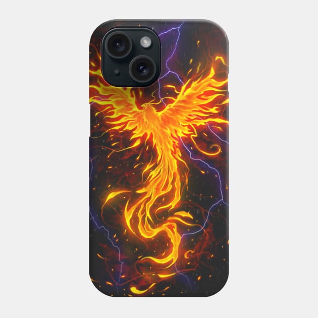 Phoenix Rage Phone Case by chriskar