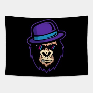 monkey face retro Tapestry