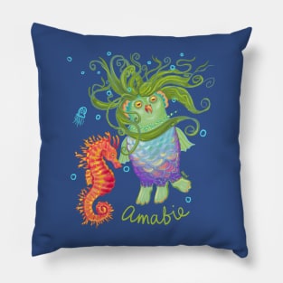 Amabie Yokai to Protect You Pillow