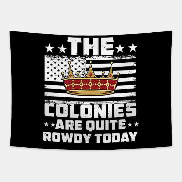 the colonies are quite rowdy today Tapestry by Riyadkhandaker