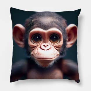 Adorable chimp Pillow