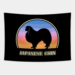 Japanese Chin Vintage Sunset Dog Tapestry