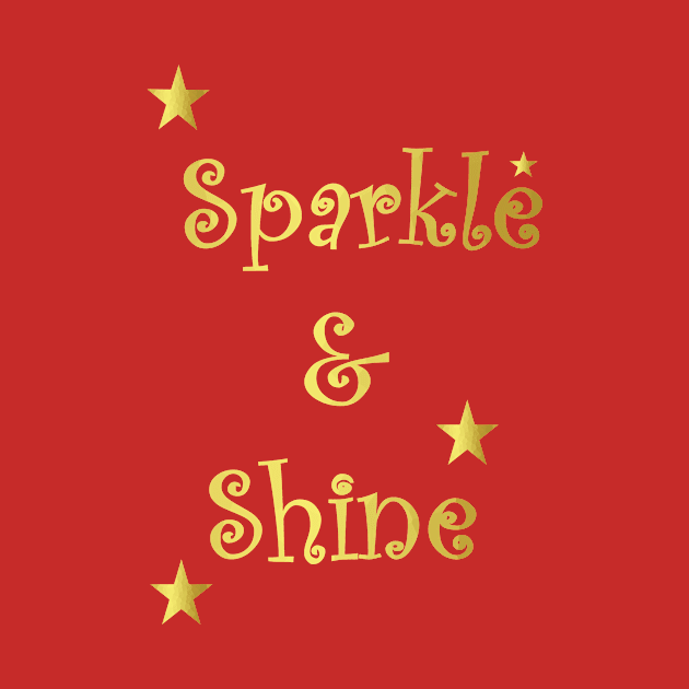 Sparkle And Shine Gold by SartorisArt1