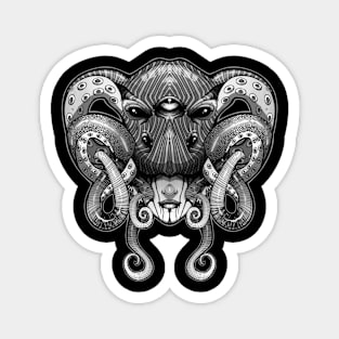 SQUID QUEEN B+W Magnet