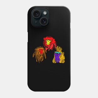 AMAZONIA  -  the three monkeys Phone Case