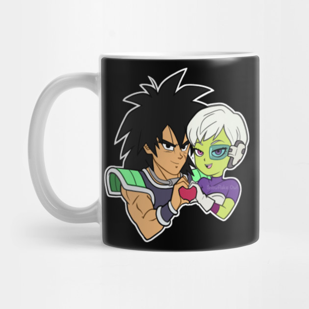 Broly And Cheelai Dragon Ball Super Mug Teepublic