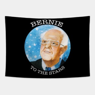 Bernie To The Stars -white design Tapestry