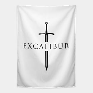 Excalibur The Legendary Sword in the Stone Emblem Tapestry