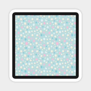 Sweet Blue Polka Dots Magnet