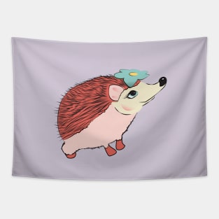 Hedgehog girl, gift on Saint Valentine's Day (14 February) Tapestry