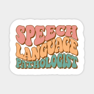 Speech Pathologist Vintage Retro SLP Magnet