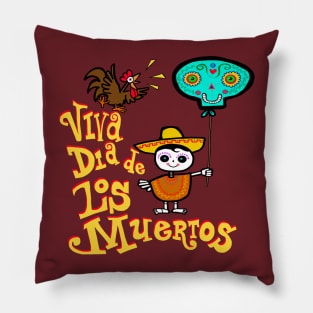 viva dia de los muertos! Pillow