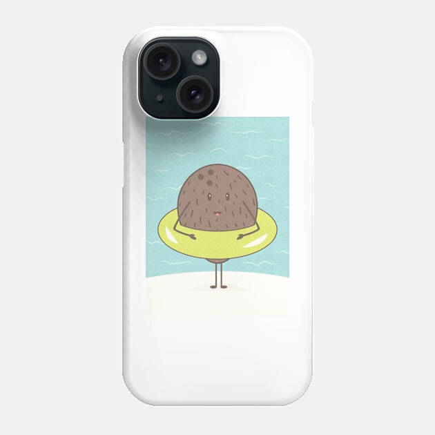 Floating Coconut Phone Case by ivetas