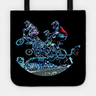 bmx racing Tote