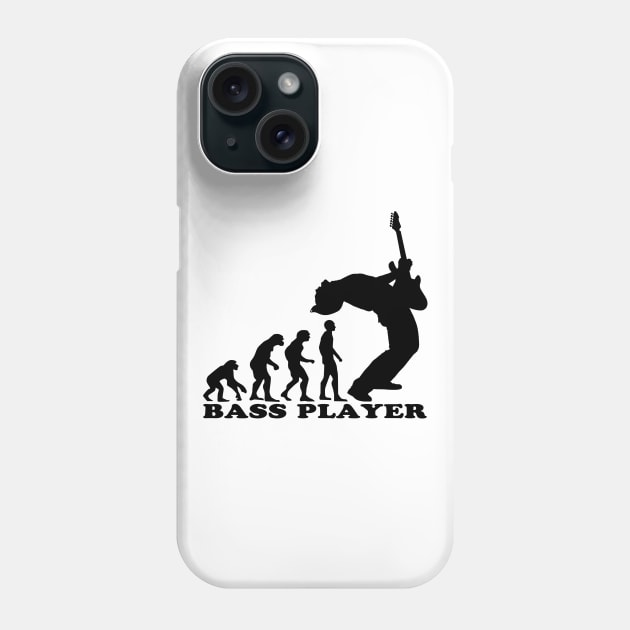 bass player evolution Phone Case by hottehue