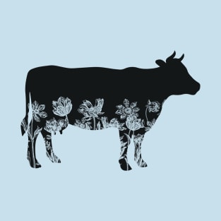 Floral Cow T-Shirt