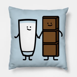 Milk and chocolate Pillow