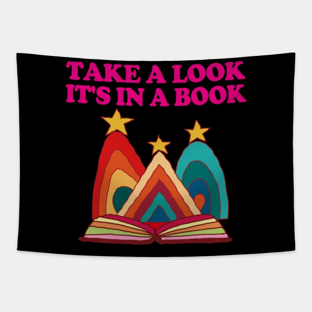 Take A Look It's In A Book Tapestry by EunsooLee