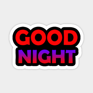 good night art design Magnet