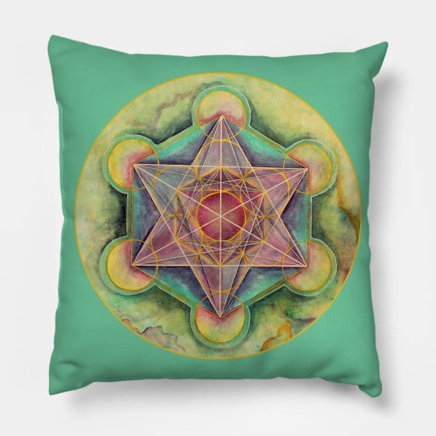 Sacred Geometry Pillow by Heartsake