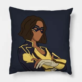 Jennifer Pierce - Black Lightning | SECOND VERSION Pillow