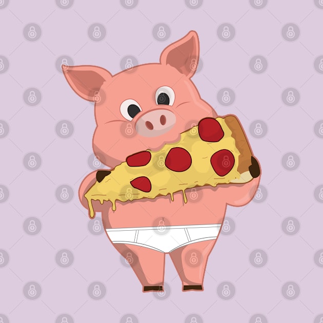 One slice for piggy! by FamiLane