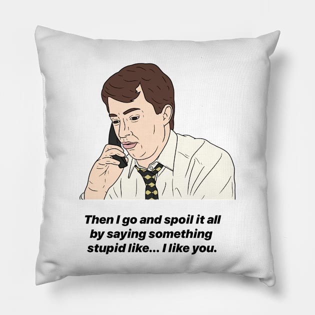 MARK CORRIGAN | THEN I GO AND SPOIL IT ALL Pillow by tommytyrer