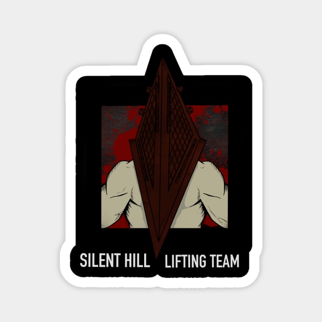 Silent Hill Lifting Team Magnet by Notorious Steampunk