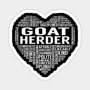 Goat Herder Heart Magnet