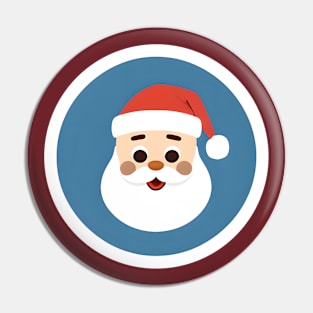 santa smile Pin