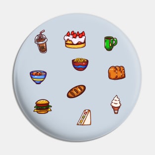 Foodie Things Pin