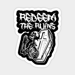 Redeem The Ruins Coffin Magnet