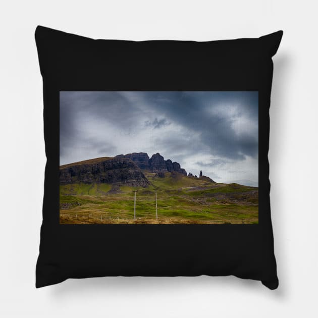 The Old Man Of Storr Pillow by dianecmcac