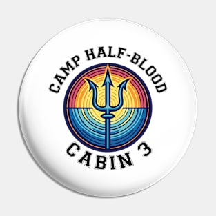 trident is Poseidon - CAMP half-blood Pin