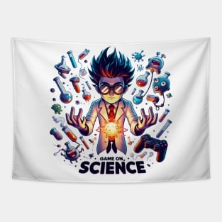 Chemical Concoction: 'Game On, Science' Theme Tapestry