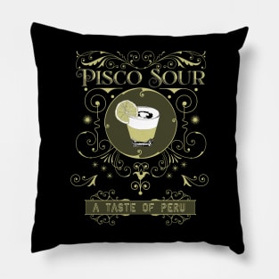 Vintage Pisco Sour Pillow