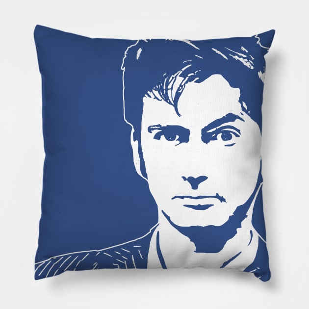 10th Doctor David T Pillow by Diversions pop culture designs