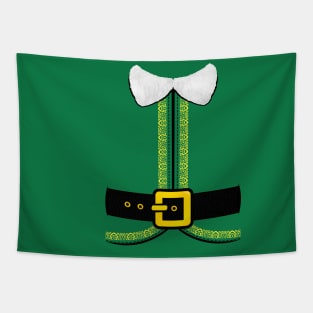 Elf Yourself - Funny Christmas Elf Costume T-Shirt Tapestry