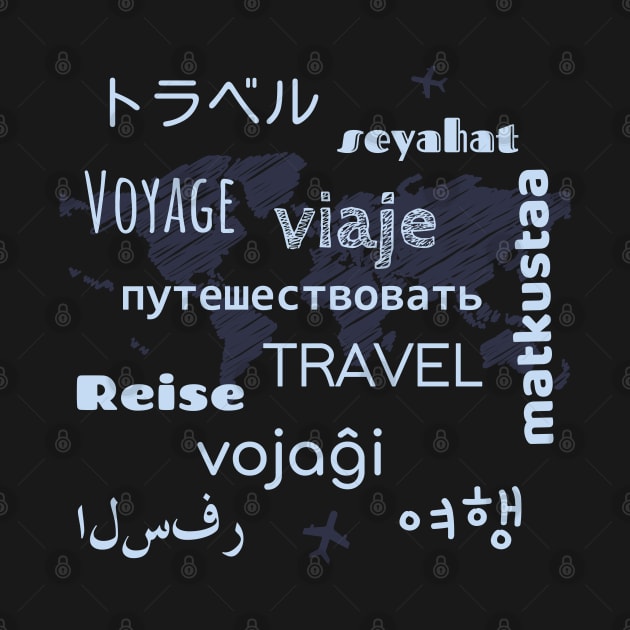 Travel in different languages by Wlaurence