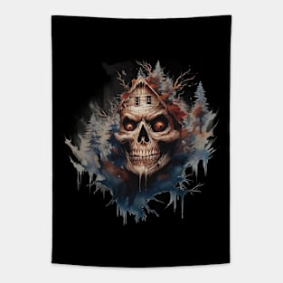 Terrifying skull from the fantasy land Tapestry