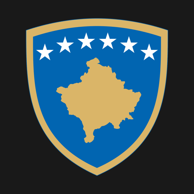 Coat of arms of Kosovo by Wickedcartoons