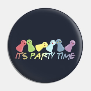 Boardgame Party Time Pin