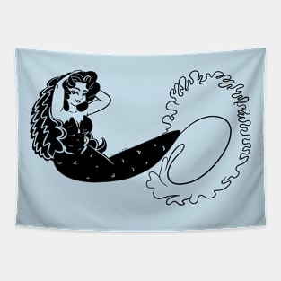 Mermaid Pin Up Tapestry