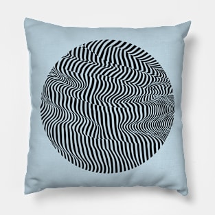 Wave crease mandala Pillow