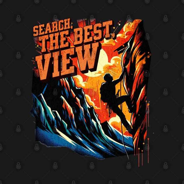 Search the Best View Mountain Climber Design by Miami Neon Designs