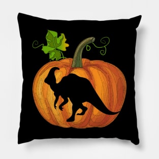 Dinosaurs in pumpkin Pillow