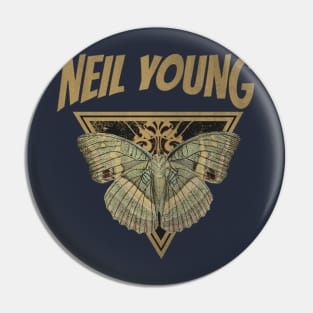 Neil Young // Fly Away Butterfly Pin