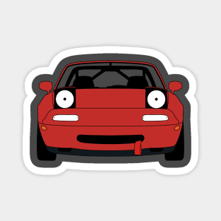 Miata Happy Racecar Magnet