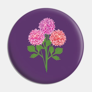 Dahlias Pin